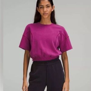Lululemon Softstreme Gathered T-Shirt Magenta size 4